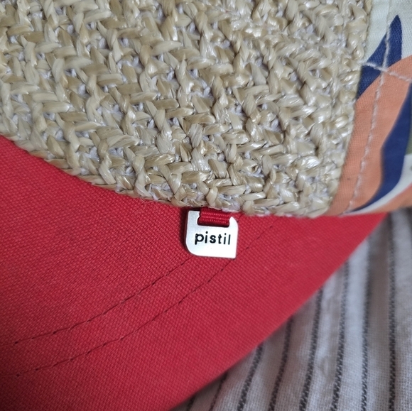 Pistil Womens Wicker And Floral Baseball Cap Adjustable - Picture 2 of 6